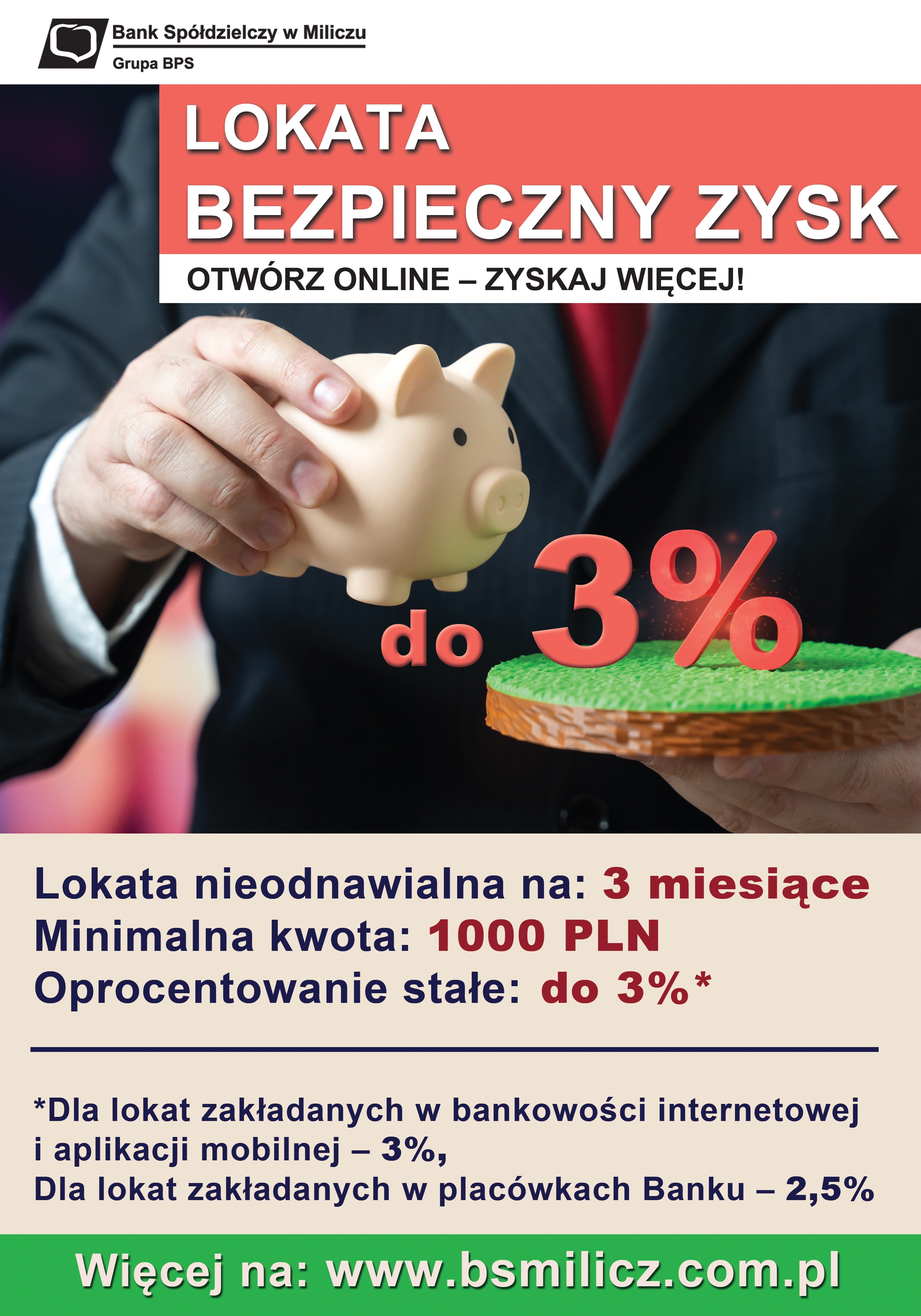 Plakat LOKATA BEZPIECZNY ZYSK1